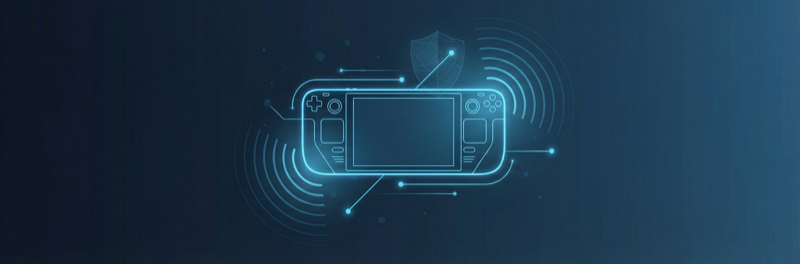 Xray Decky — Steam Deck with secure proxy connection visualization